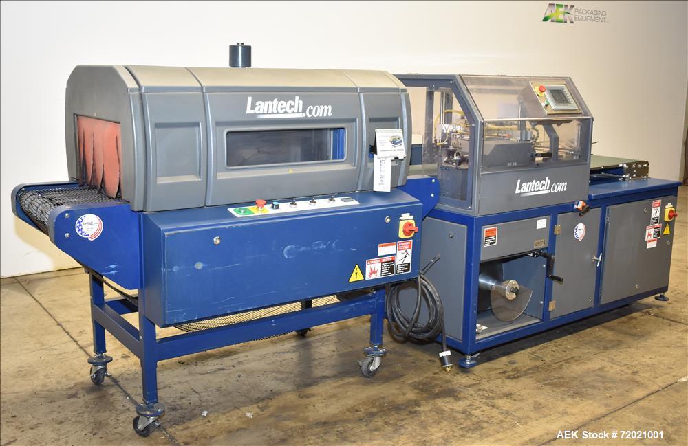 Used Lantech Side Sealer and Shrink Tunnel, Model SW1000-ST700