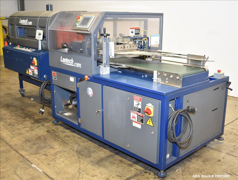 Used- Lantech Side Sealer and Shrink Tunnel, Model SW1000-ST700