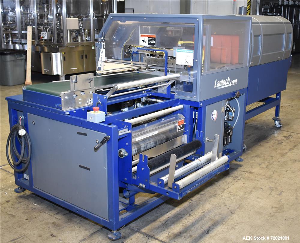 Used Lantech Side Sealer and Shrink Tunnel, Model SW1000-ST700