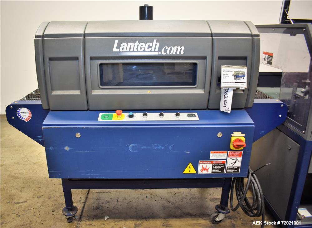 Used Lantech Side Sealer and Shrink Tunnel, Model SW1000-ST700