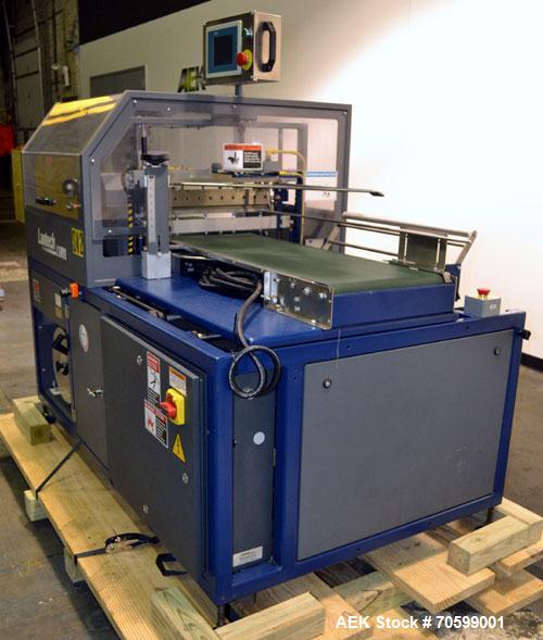 Used Lantech Model SW1000 Automatic Side Seal Shrink Wrapper. Capable of speeds up to 40 packages per minute or 90 lineal feet per minute has side seal. Intermittent motion.Package size range: length...