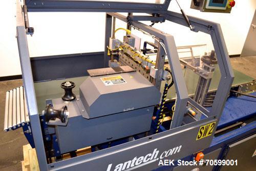 Used Lantech Model SW1000 Automatic Side Seal Shrink Wrapper. Capable of speeds up to 40 packages per minute or 90 lineal feet per minute has side seal. Intermittent motion.Package size range: length...
