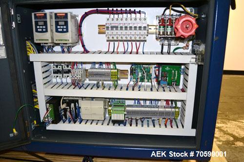 Used Lantech Model SW1000 Automatic Side Seal Shrink Wrapper. Capable of speeds up to 40 packages per minute or 90 lineal feet per minute has side seal. Intermittent motion.Package size range: length...