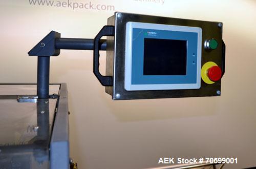 Used Lantech Model SW1000 Automatic Side Seal Shrink Wrapper. Capable of speeds up to 40 packages per minute or 90 lineal feet per minute has side seal. Intermittent motion.Package size range: length...