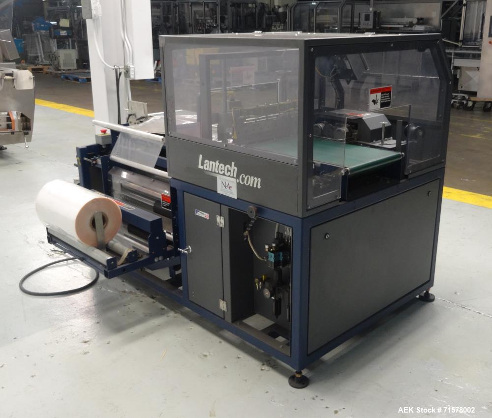 Used Lantech Model SW1000 Automatic Side Seal Shrink Wrapper
