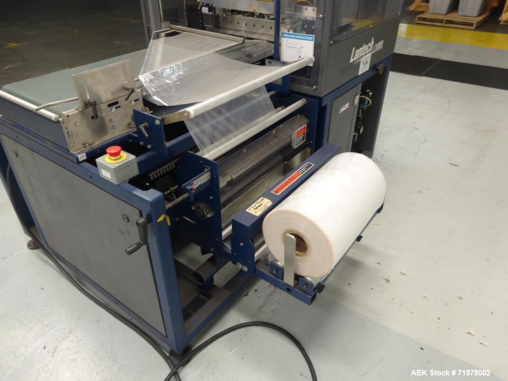 Used Lantech Model SW1000 Automatic Side Seal Shrink Wrapper