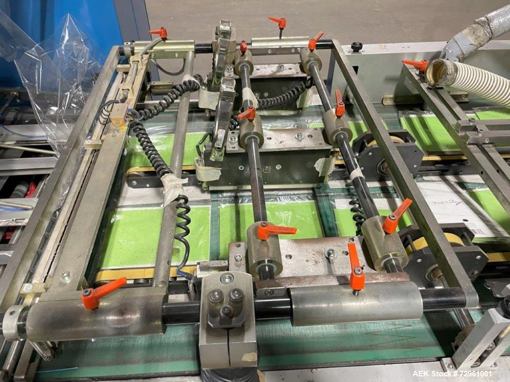 Used-Pfankuch Model VP 7506-2 Dual Horizontal Wrapper