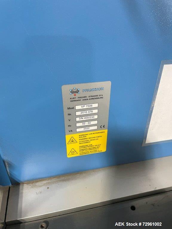 Used Pfankuch VP 7506-2 Dual Horizontal Wrapper – High-Speed Packaging