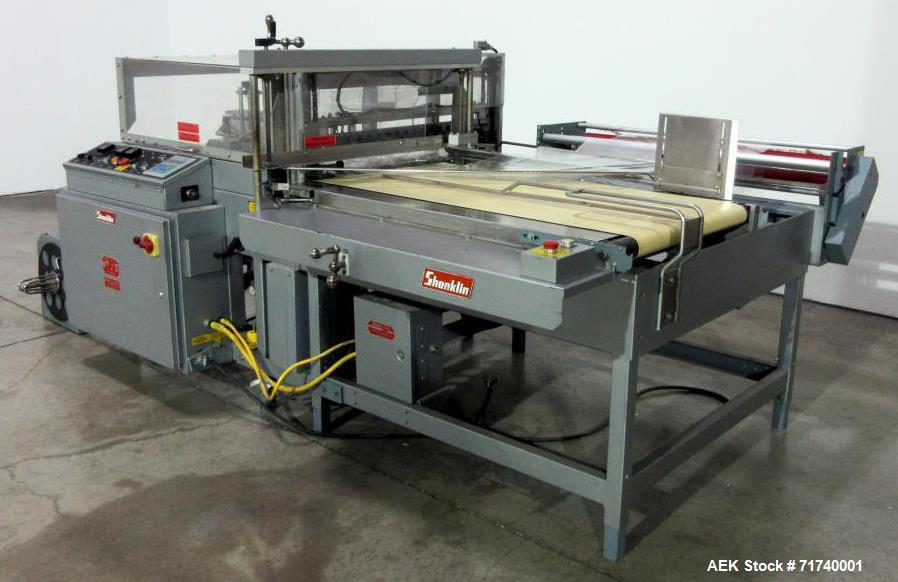 Used Shanklin Model CF-3 Automatic Side Seam Shrink Wrapper