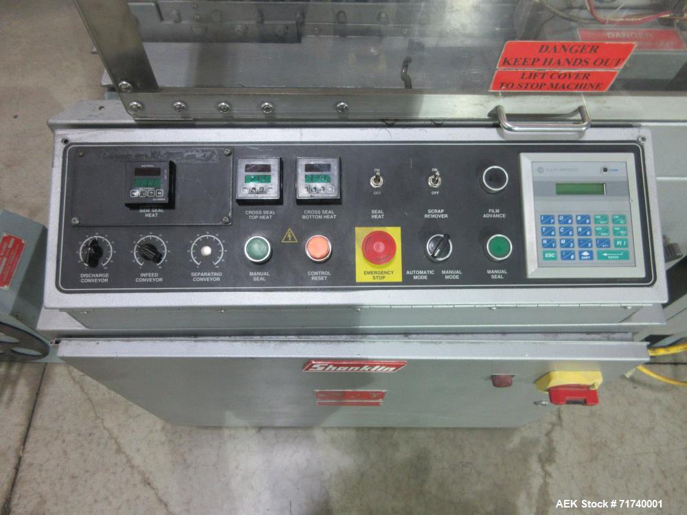 Used Shanklin Model CF-3 Automatic Side Seam Shrink Wrapper