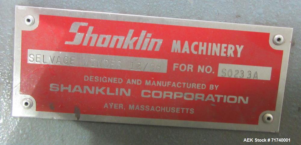Used Shanklin Model CF-3 Automatic Side Seam Shrink Wrapper