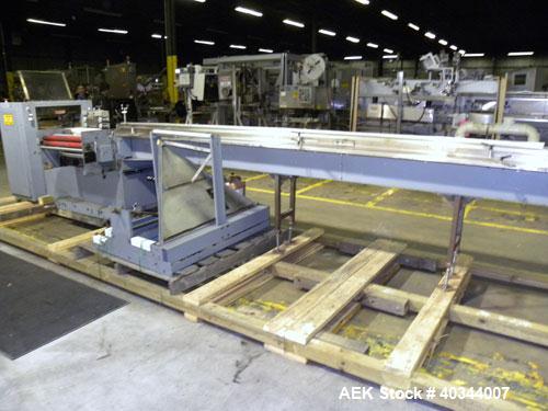 Used Shanklin F5B Horizontal Side Seal Shrink Wrapper – 75 PPM, 9’ Infeed, Allen Bradley PLC