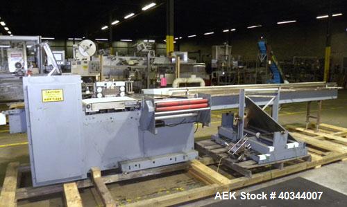 Used Shanklin F5B Horizontal Side Seal Shrink Wrapper – 75 PPM, 9’ Infeed, Allen Bradley PLC