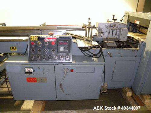 Used Shanklin F5B Horizontal Side Seal Shrink Wrapper – 75 PPM, 9’ Infeed, Allen Bradley PLC