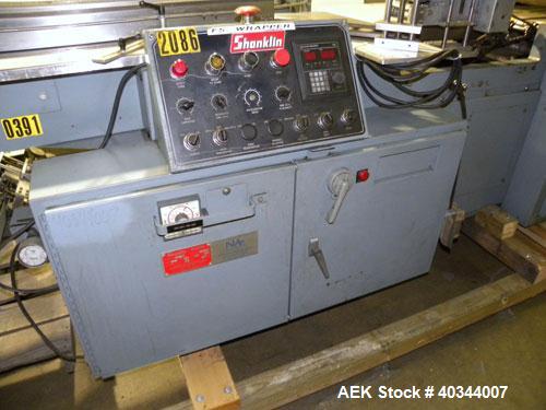 Used Shanklin F5B Horizontal Side Seal Shrink Wrapper – 75 PPM, 9’ Infeed, Allen Bradley PLC