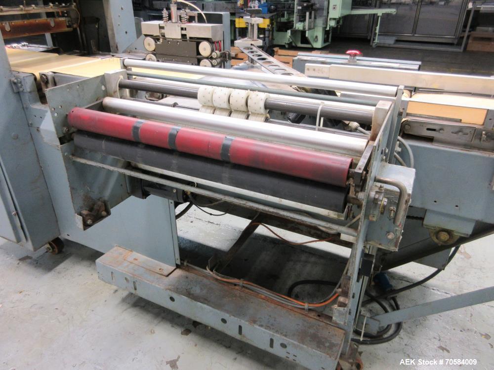 Used Shanklin Model F1 Shrink Wrapper. Machine