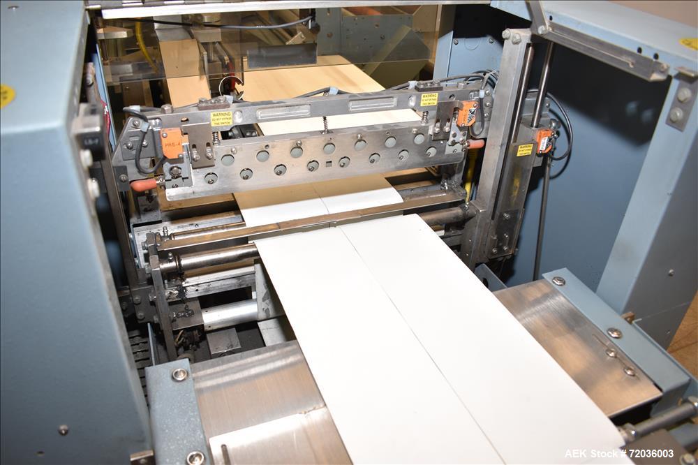 Used Shanklin Model F5A Automatic Side Seal Shrink Wrapper with film registrati