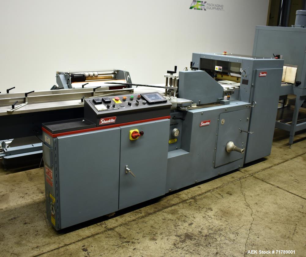 Used Shanklin HS1 Shrink wrapper with Shanklin Model T-72 Dual chamber shrink t