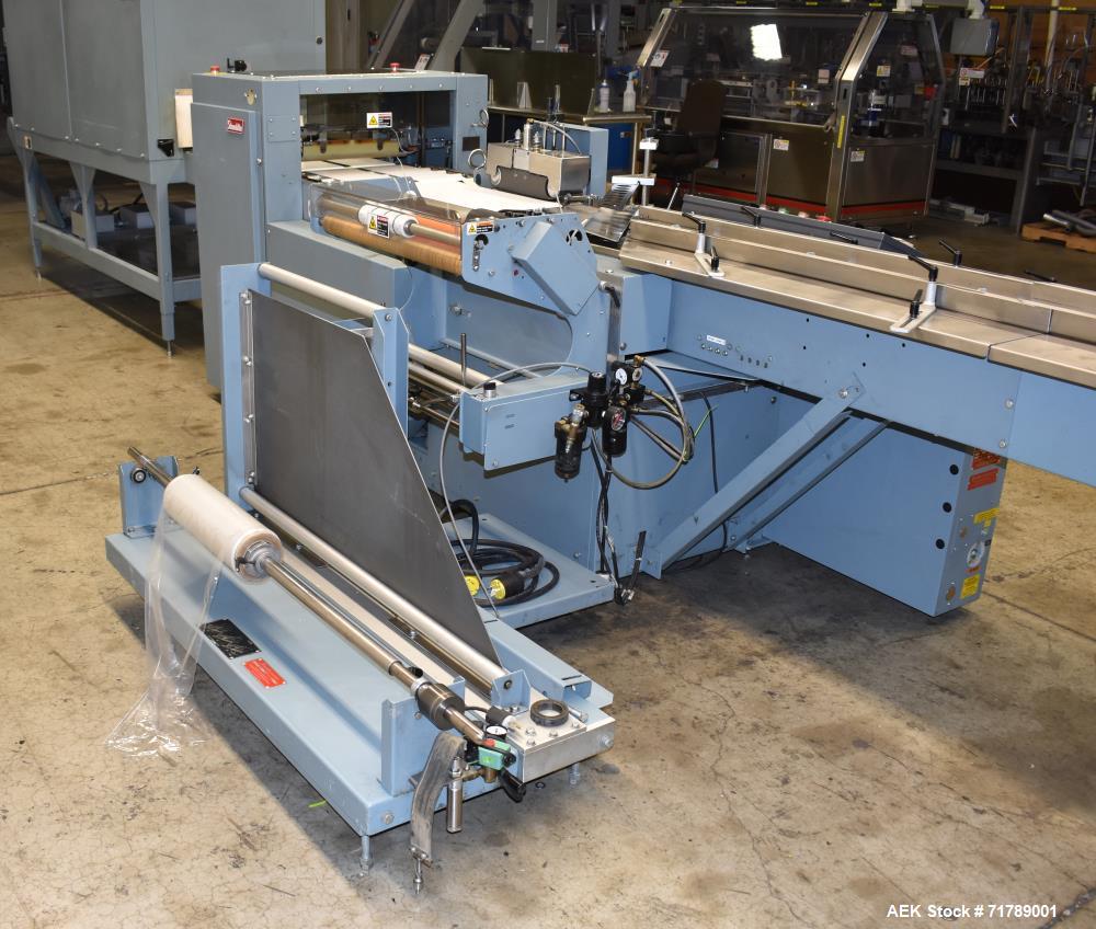 Used Shanklin HS1 Shrink wrapper with Shanklin Model T-72 Dual chamber shrink t