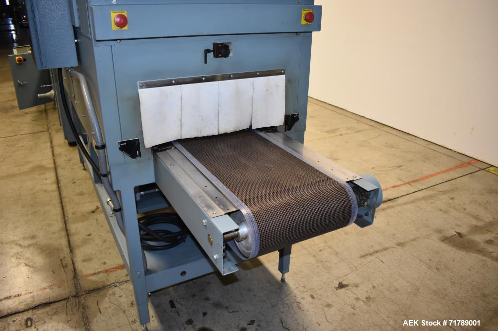 Used Shanklin HS1 Shrink wrapper with Shanklin Model T-72 Dual chamber shrink t