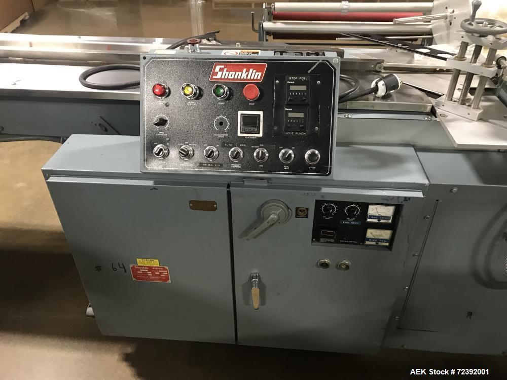 Used Shanklin Model HS1 Horizontal Shrink Wrapper