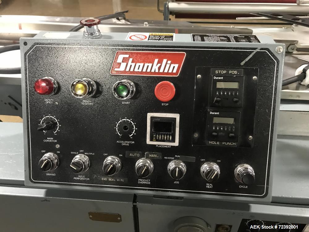 Used Shanklin Model HS1 Horizontal Shrink Wrapper