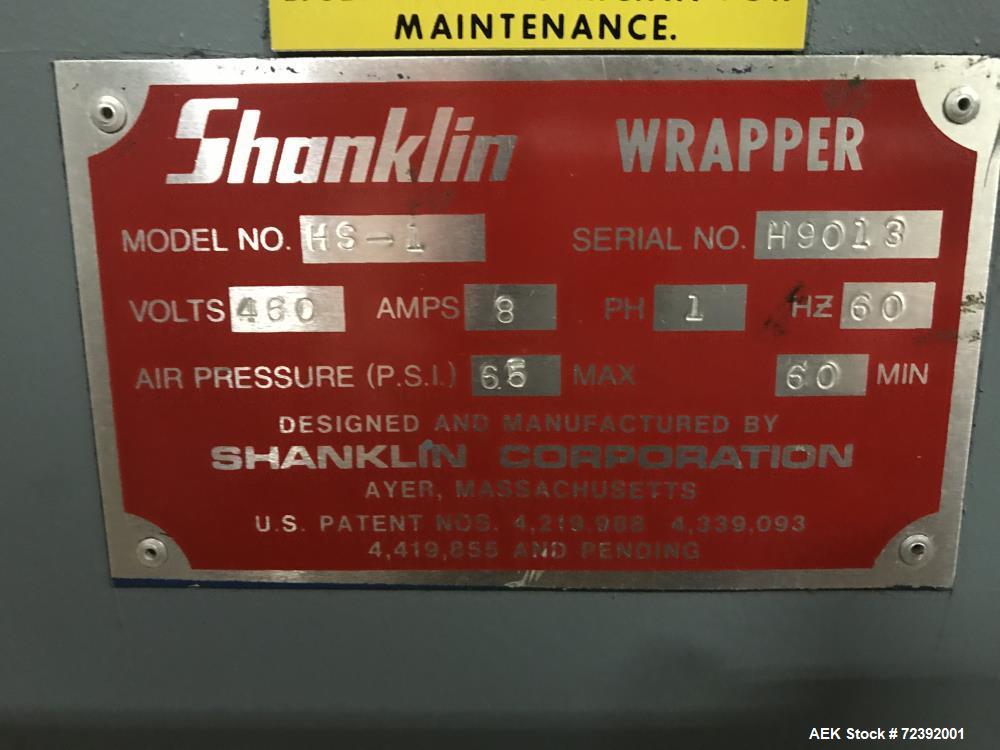 Used Shanklin Model HS1 Horizontal Shrink Wrapper