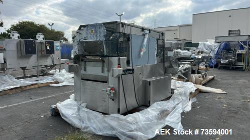 Unused Sealed Air (Shanklin) HSS 15 DA Hy-Speed Servo Shrink Wrapper with Dual-Chamber Tunnel