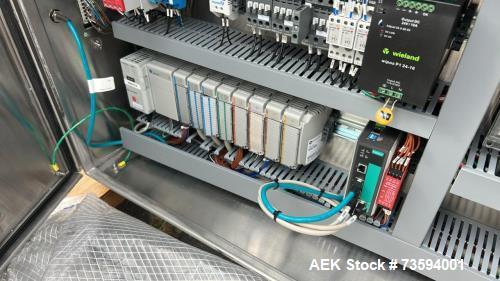 Unused Sealed Air (Shanklin) HSS 15 DA Hy-Speed Servo Shrink Wrapper with Dual-Chamber Tunnel