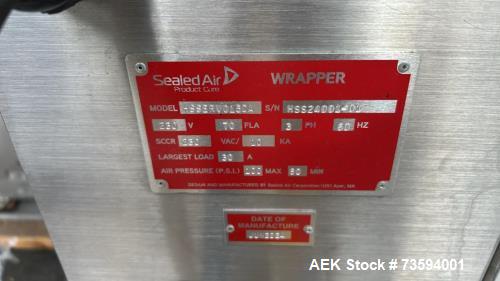 Unused Sealed Air (Shanklin) HSS 15 DA Hy-Speed Servo Shrink Wrapper with Dual-Chamber Tunnel