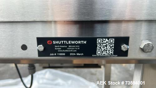 Unused Sealed Air (Shanklin) HSS 15 DA Hy-Speed Servo Shrink Wrapper with Dual-Chamber Tunnel