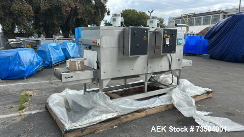 Unused Sealed Air (Shanklin) HSS 15 DA Hy-Speed Servo Shrink Wrapper with Dual-Chamber Tunnel