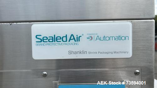 Unused Sealed Air (Shanklin) HSS 15 DA Hy-Speed Servo Shrink Wrapper with Dual-Chamber Tunnel