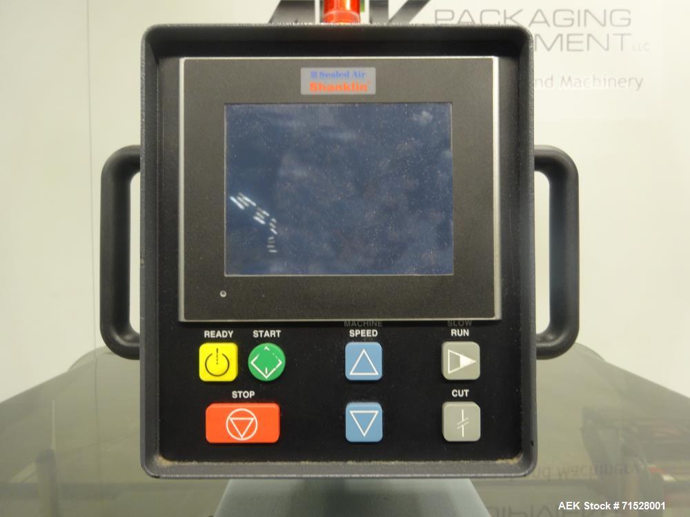 Used Shanklin Triumph Horizontal Side Seal Shrink Wrapper, Model TR1.