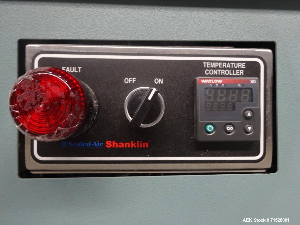 Used Shanklin Triumph Horizontal Side Seal Shrink Wrapper, Model TR1.