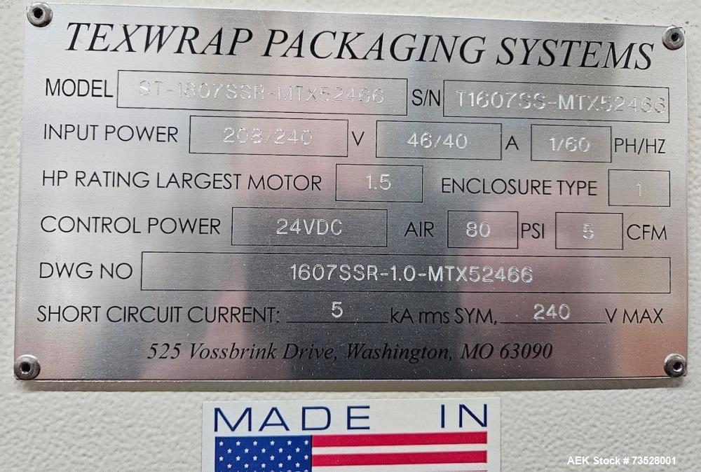 Buy Used Texwrap Horizontal Side Sealer ST-1607SSR – Industrial Shrink Packaging