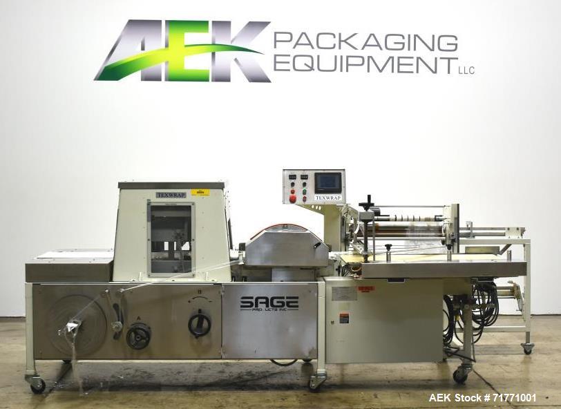 Used Texwrap Model 2201SS Continuous Motion Side Seal Horizontal Shrink Wrapper