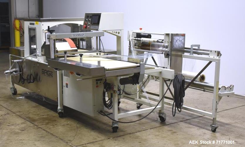 Used Texwrap Model 2201SS Continuous Motion Side Seal Horizontal Shrink Wrapper