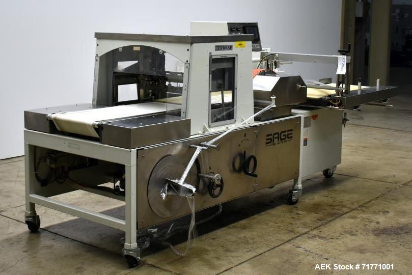 Used Texwrap Model 2201SS Continuous Motion Side Seal Horizontal Shrink Wrapper