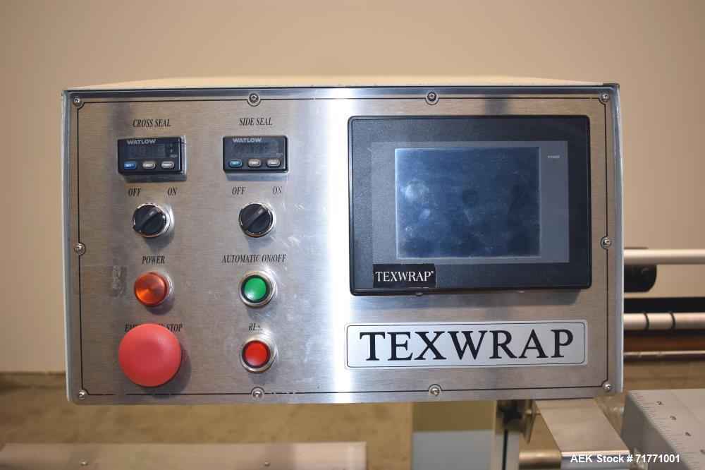 Used Texwrap Model 2201SS Continuous Motion Side Seal Horizontal Shrink Wrapper