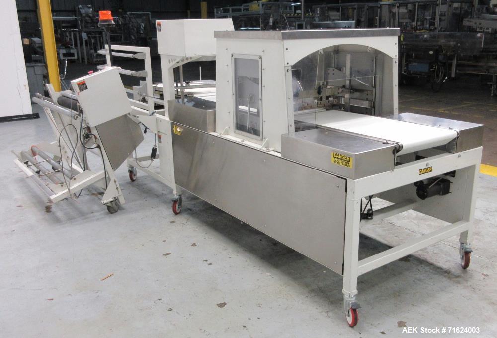 Used Texwrap Continuous Motion Side Seal Horizontal Shrink Wrapper