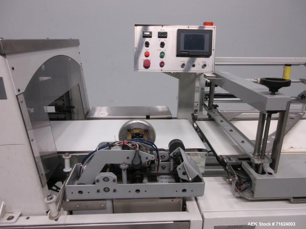 Used Texwrap Continuous Motion Side Seal Horizontal Shrink Wrapper