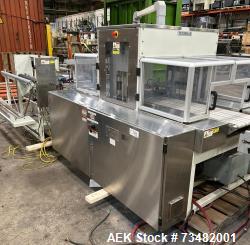 Used Texwrap 1809 Shrink Wrapper w/ 1322 Tunnel – 24” Seal, 140 FPM, Dual Chamber, Touchscreen HMI
