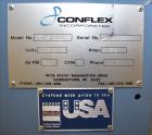 Used- Conflex Model Fusion Intermittent Motion Side Seal Shrink Wrapper.