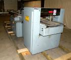 Used Shanklin Horizontal Side Seal Shrink Wrapper, Model F-5A. Capable of speeds up to 75 packages per minute and 90 linear feet per minute. Minimum Package Size: width 1/2