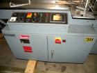 Used Shanklin Horizontal Side Seal Shrink Wrapper, Model F-5A. Capable of speeds up to 75 packages per minute and 90 linear feet per minute. Minimum Package Size: width 1/2