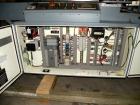 Used Shanklin Horizontal Side Seal Shrink Wrapper, Model F-5A. Capable of speeds up to 75 packages per minute and 90 linear feet per minute. Minimum Package Size: width 1/2