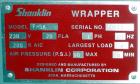 Used Shanklin F5 horizontal side seal shrink wrapper capable of speeds up to 75 packages per minute and 90 linear feet per minute. Minimum package size: width 1/2