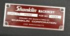 Used Shanklin HS1 Shrink wrapper with Shanklin Model T-72 Dual chamber shrink t