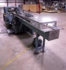 Used Shanklin HS3 High Speed Automatic Horizontal Side Seal Shrink Wrapper, Model HS-3, carbon steel. Capable of speeds from 100 to 180 packages per minute. Package size range: length 2